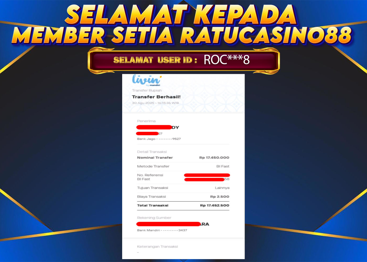 WITHDRAWAL MEMBER 42