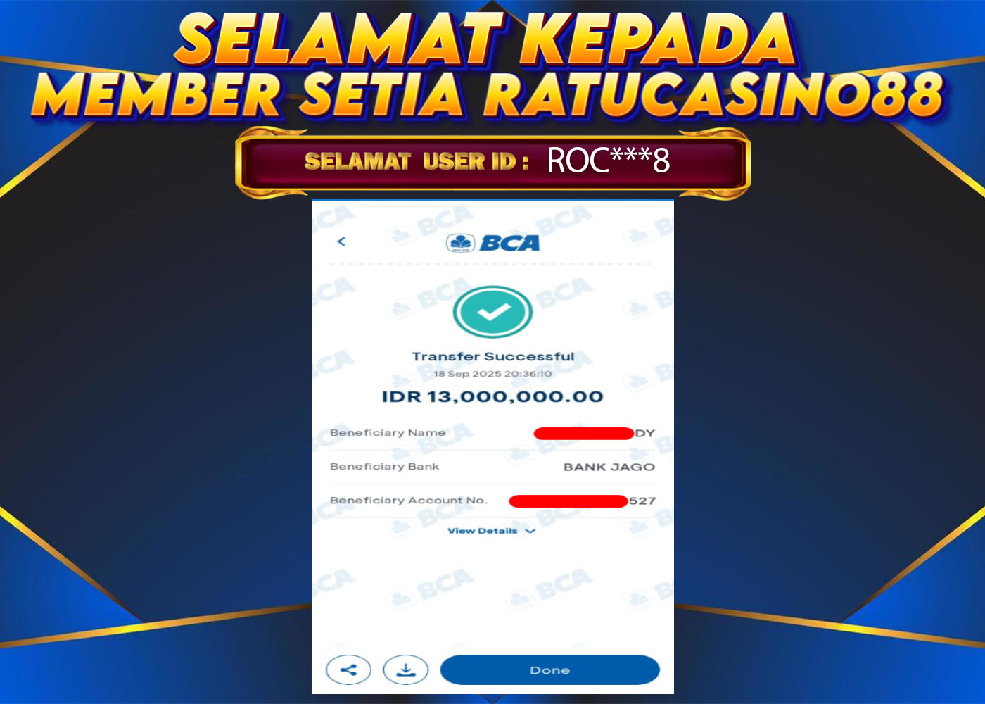 WITHDRAWAL MEMBER 63