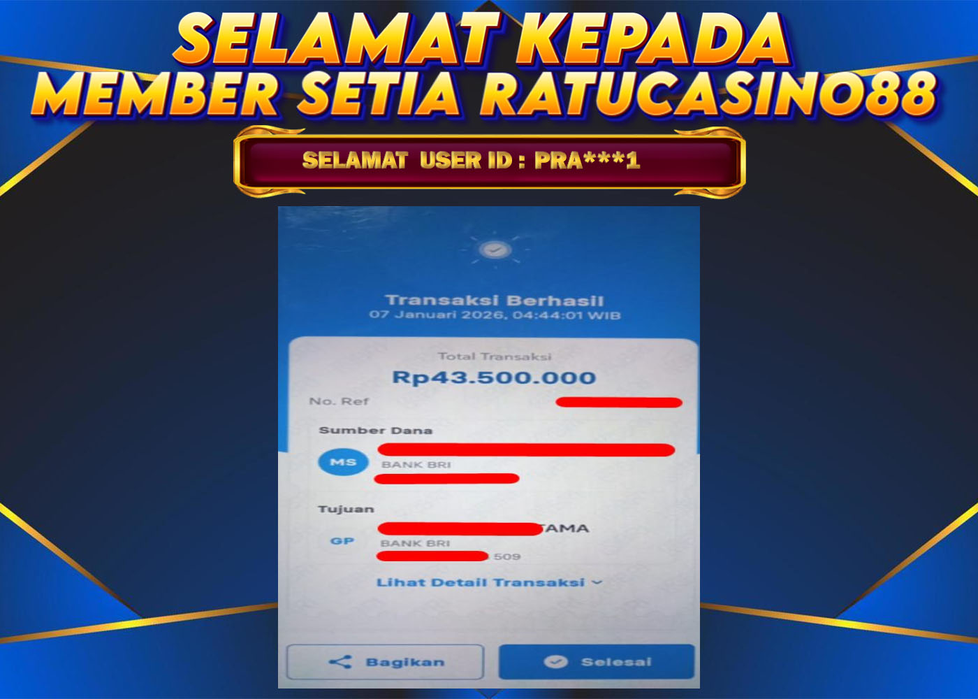 WITHDRAWAL MEMBER 187